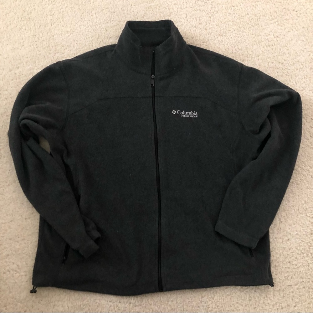 Columbia Men’s Jacket Fleece Field Gear Full Zip Outdoors